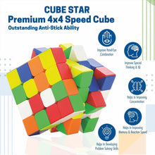 Small Puzzles Cubes 4×4×4 High Speed Sticker Less Magic Cube Game, Kids and Professionals Magic Cube Puzzle Toy, Pack of 1, 8+ Years