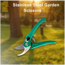 Garden scissors for pruning flowers, leaves, and branches