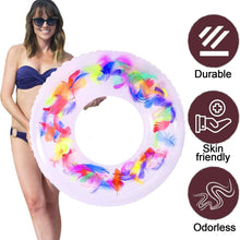 Swim Ring, For Adults, Conveniently Portable, Feathers, Swimming Ring, For Water Play, For Beaches, Swimming, Summer Vacation, Women's, Men's (1 Pc)