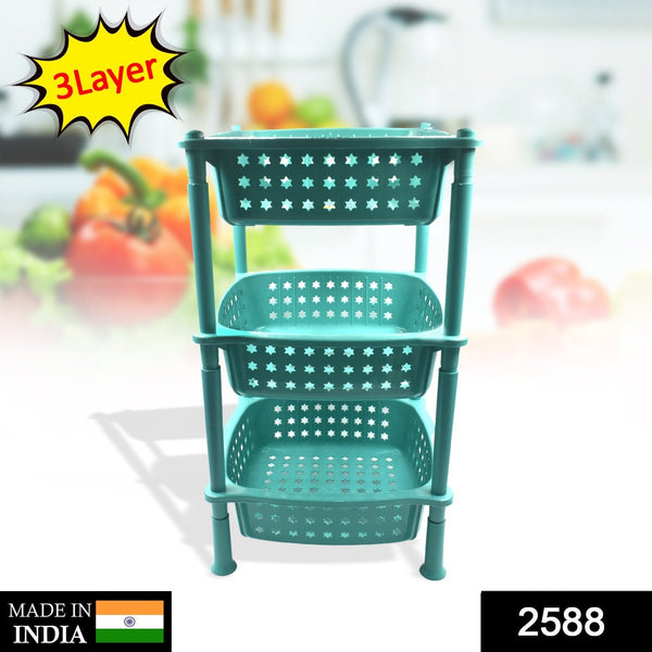 Black kitchen trolley with storage baskets