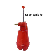 Garden pressure sprayer bottle, manual operation.