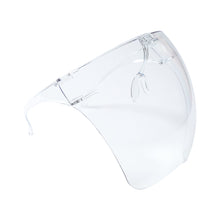 Clear face shield highlighting full face protection with anti-fog and anti-scratch features